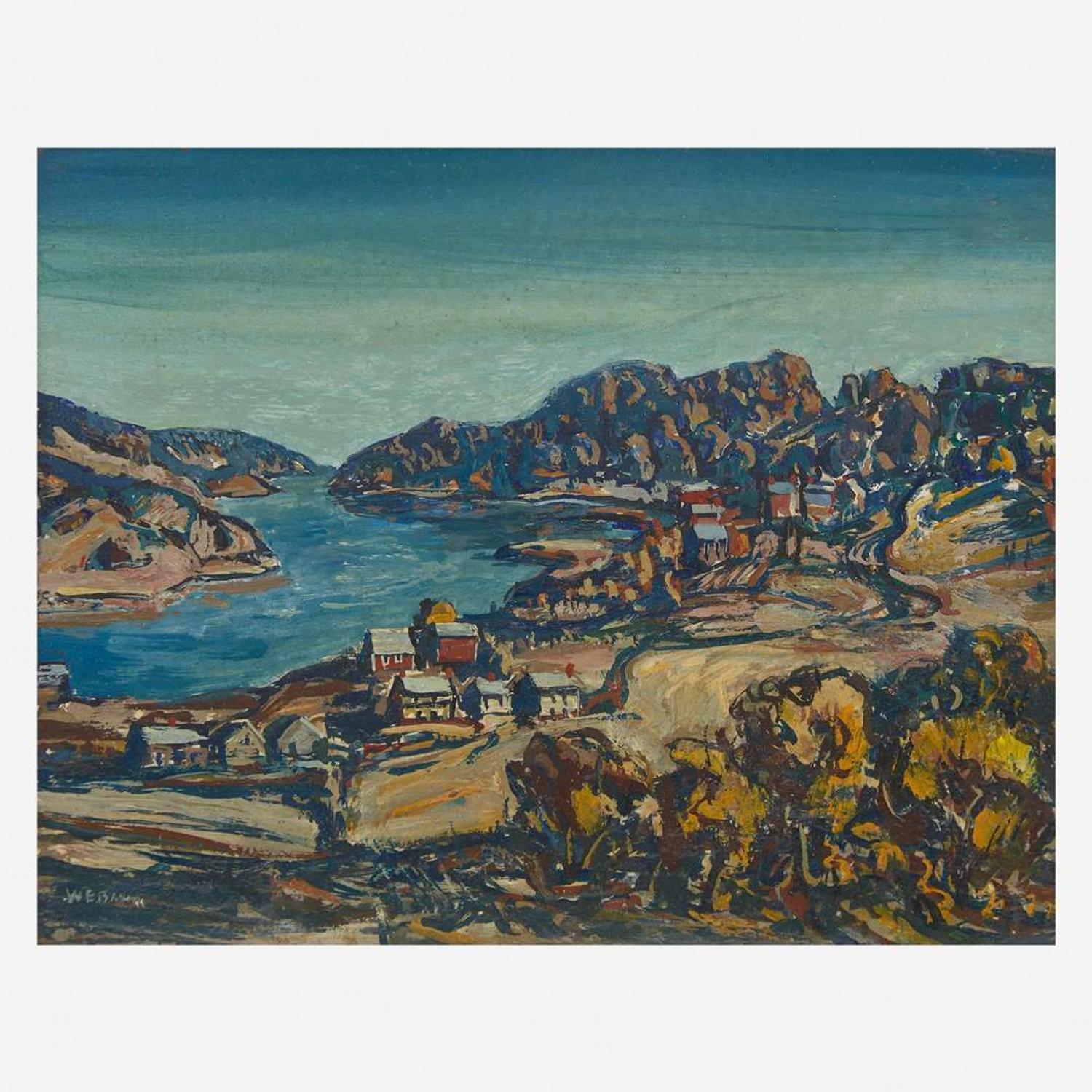 Walter Emerson Baum (American, 1884-1956) Extensive Delaware River Valley