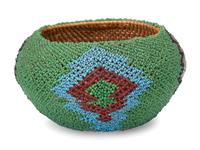 Paiute Beaded Basket