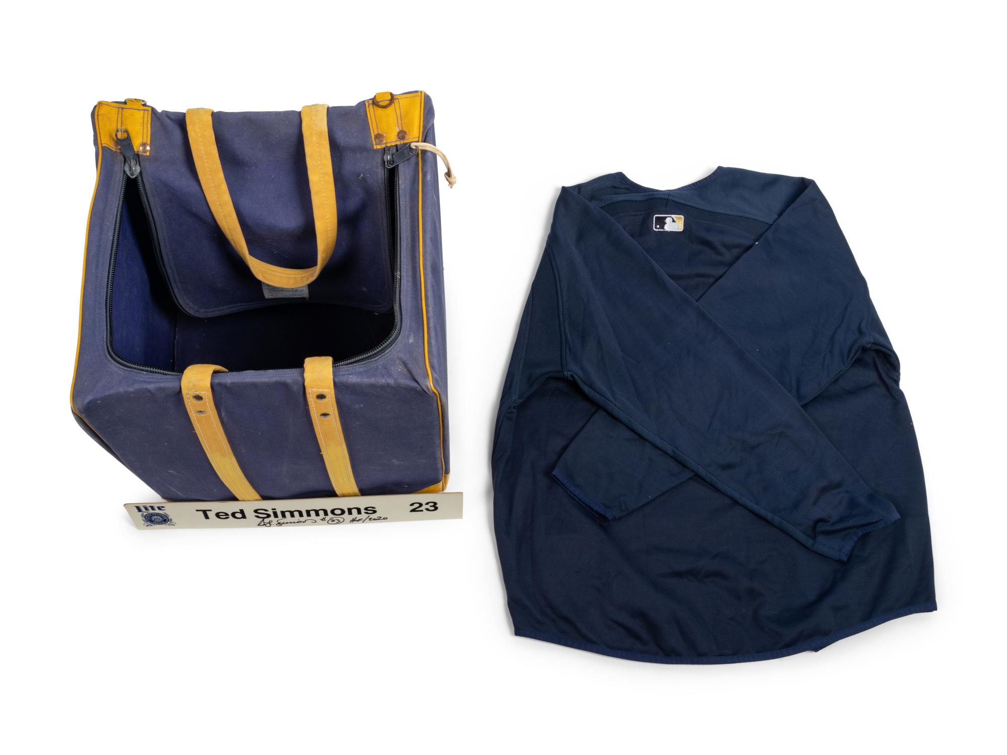 A Group of Milwaukee Brewers Items Used by Hall of Famer Ted Simmons from The Ted Simmons Collection