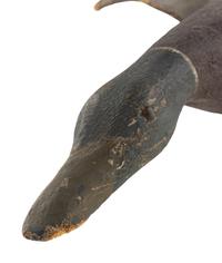 A Carved and Painted Wood Flying Mallard Decoy