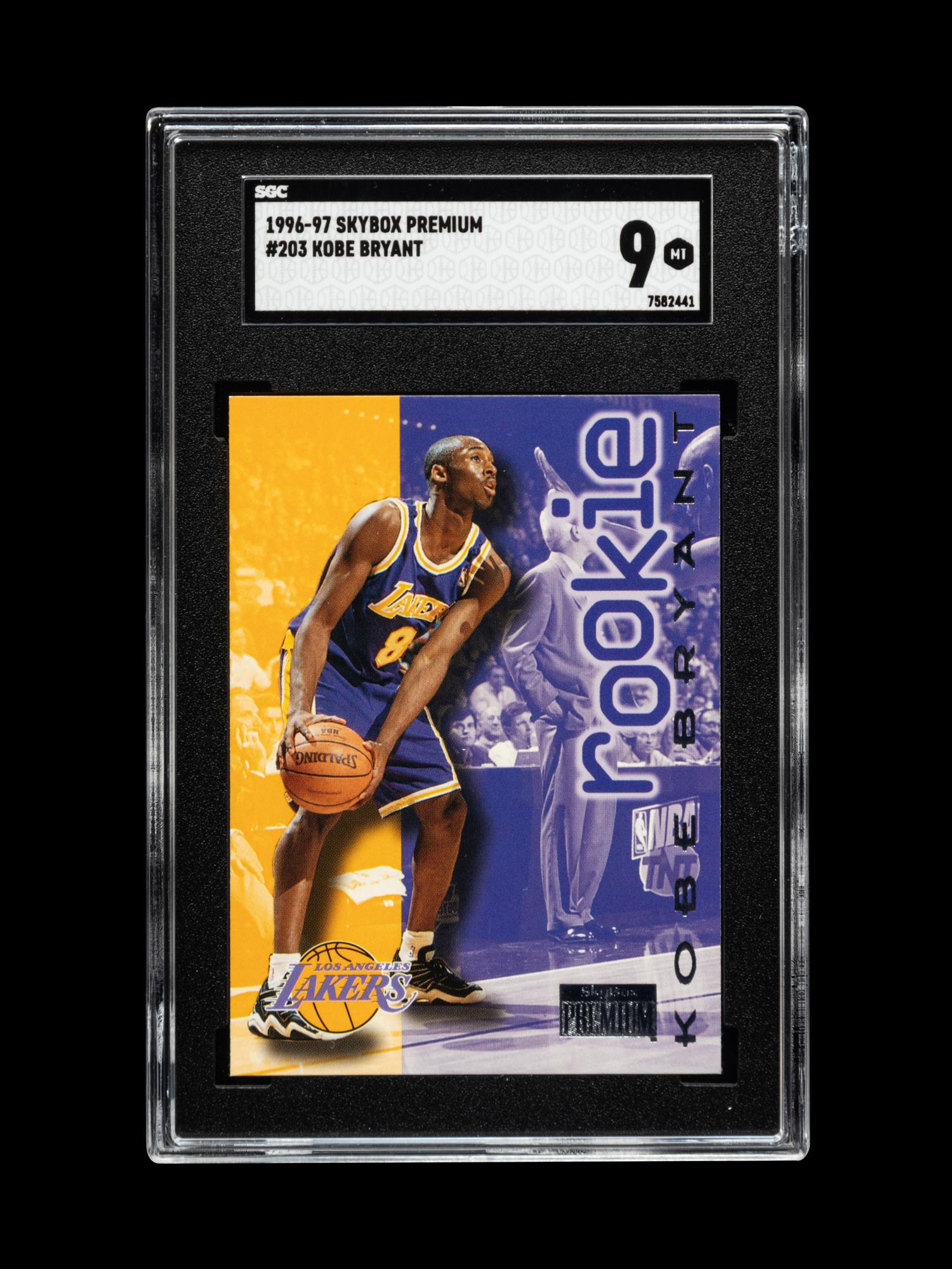 A Group of 1996-97 Skybox Premium Kobe Bryant Rookie Basketball Cards,