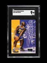 A Group of 1996-97 Skybox Premium Kobe Bryant Rookie Basketball Cards,