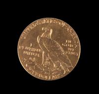 A United States 1910 Indian Head $5 Gold Coin