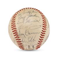 A 1964 Chicago Cubs Team Signed Autograph Baseball
