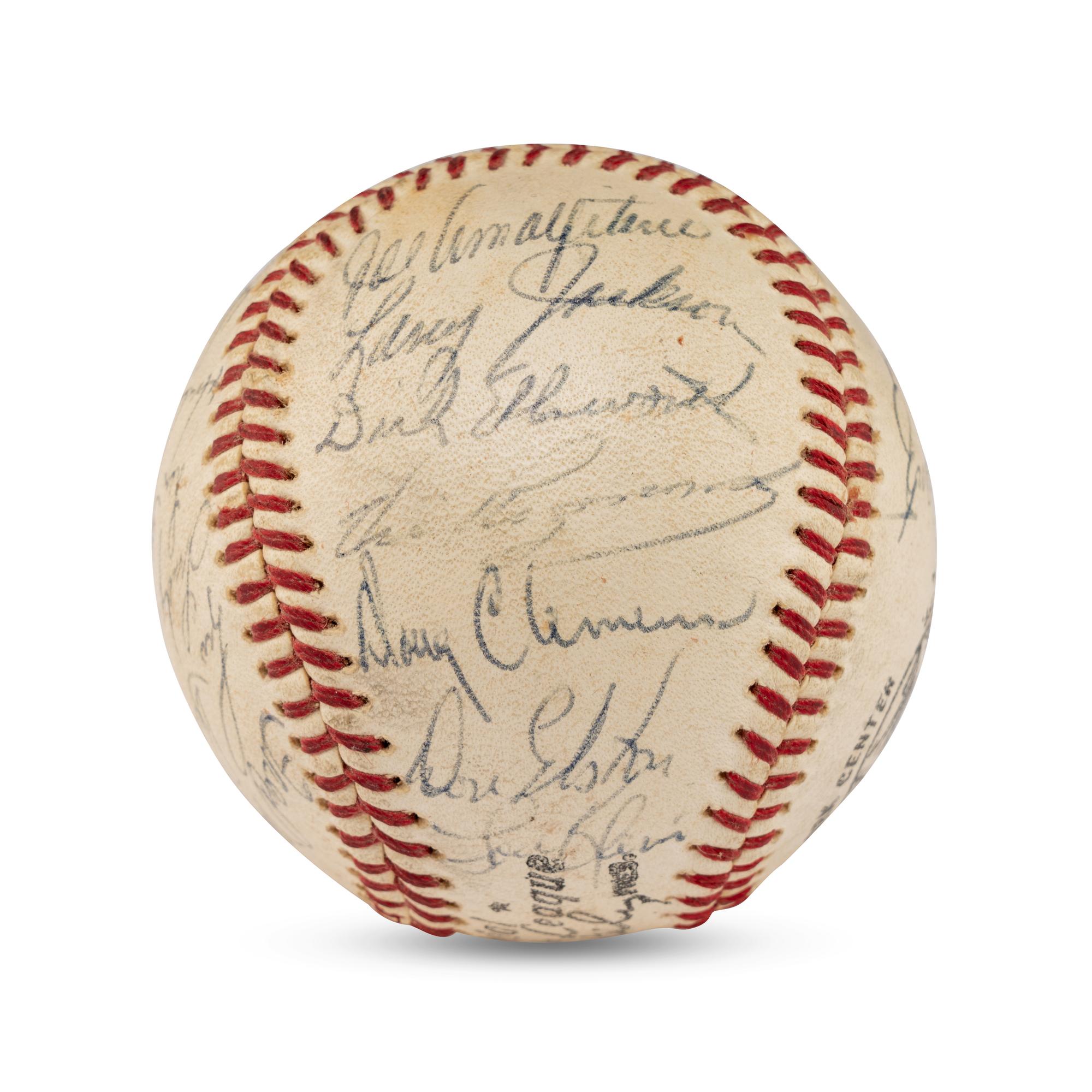 A 1964 Chicago Cubs Team Signed Autograph Baseball