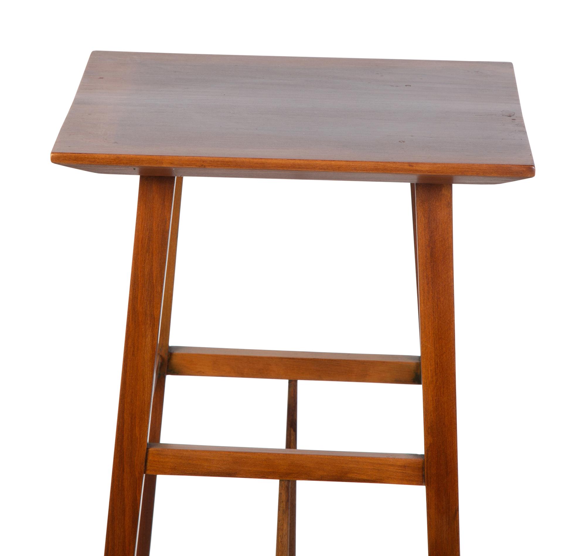 An Arts & Crafts Mahogany Pedestal — 20TH CENTURY