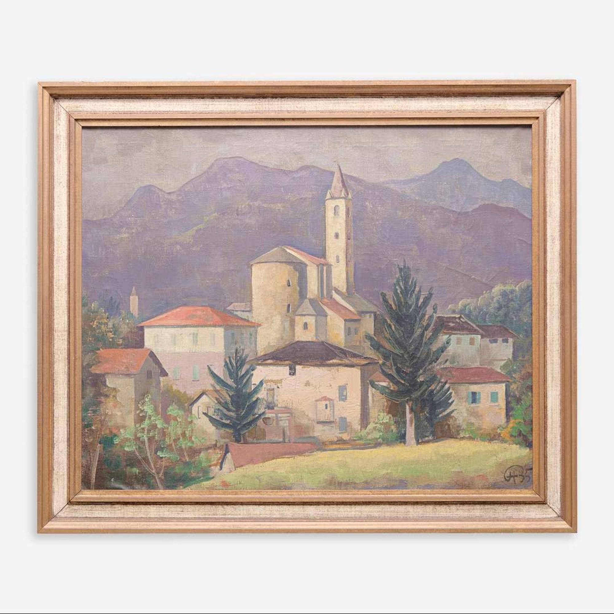 Karl Hofer (German, 1878-1955) Tesserete (Ticino)