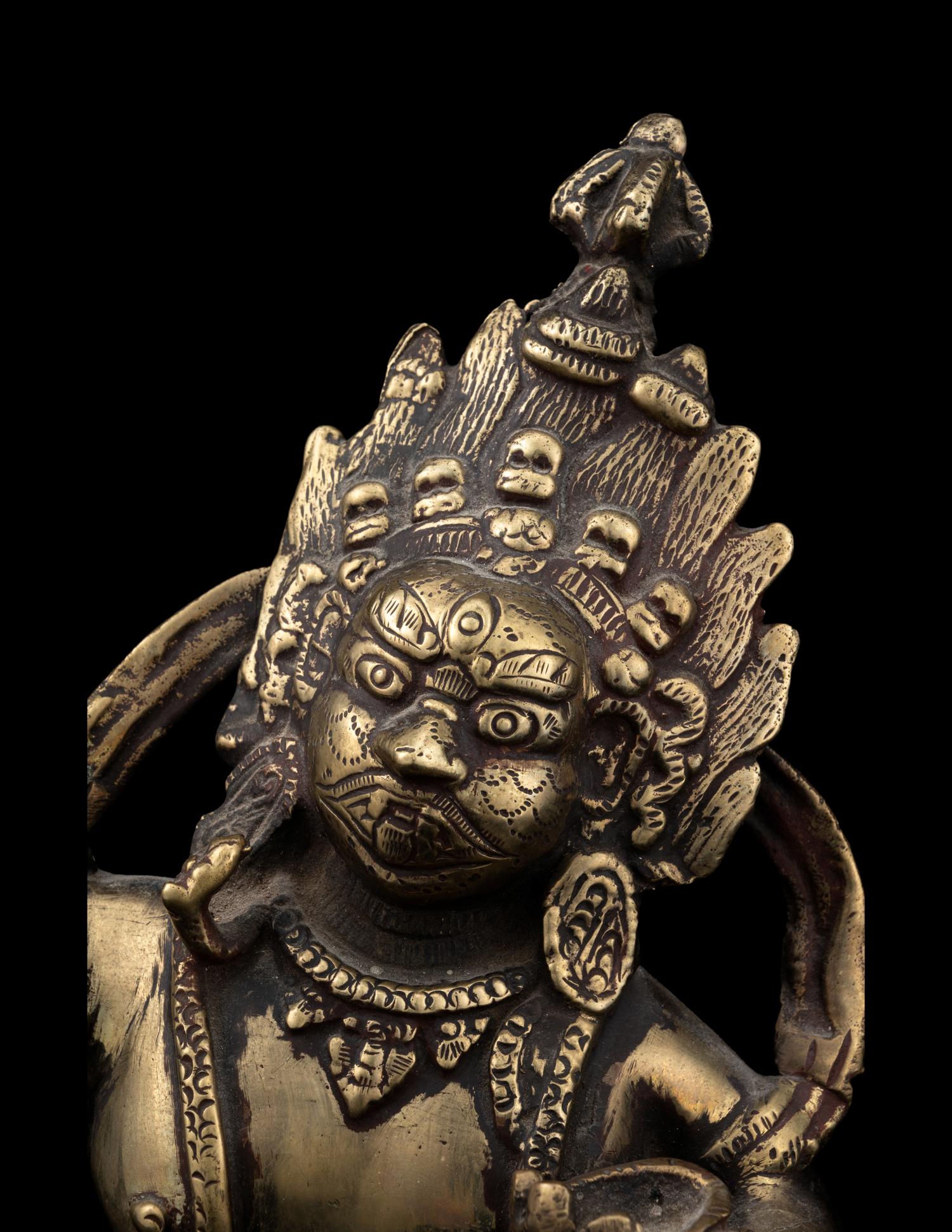 A Tibetan Gilt Copper Figure of a Tara