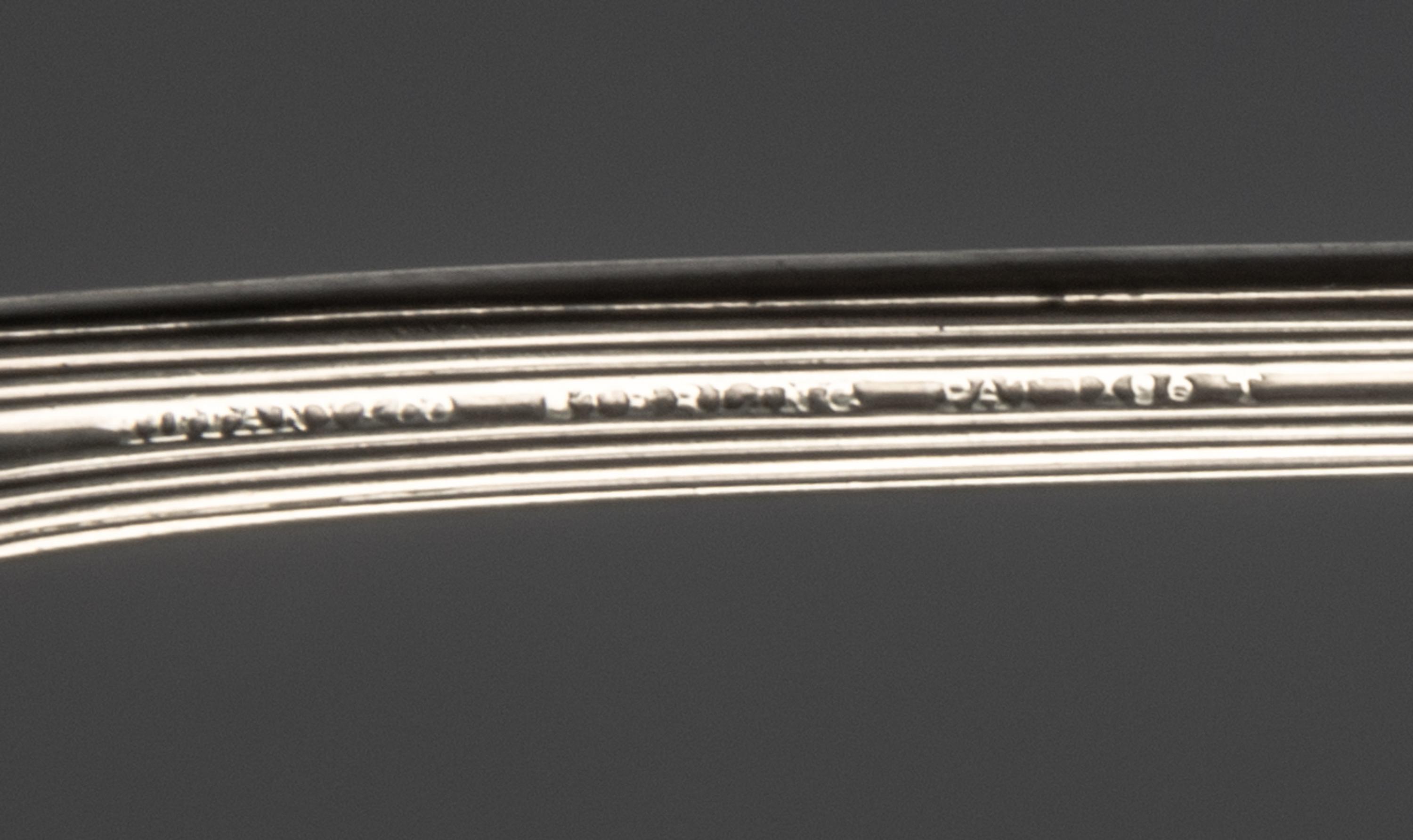 A Set of Twelve American Silver Iced Tea Spoons, Tiffany & Co., New York, NY,