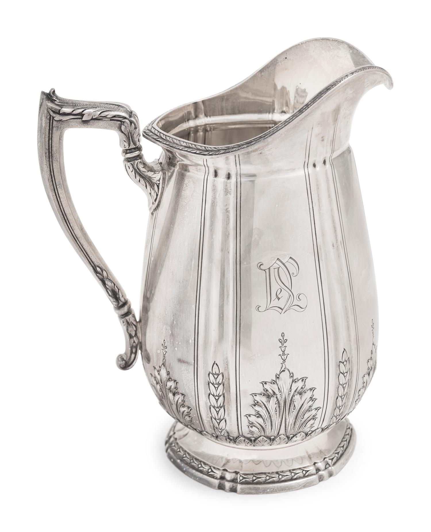 An American Silver Water Pitcher
