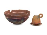 Large Bowl with Handled Vessel