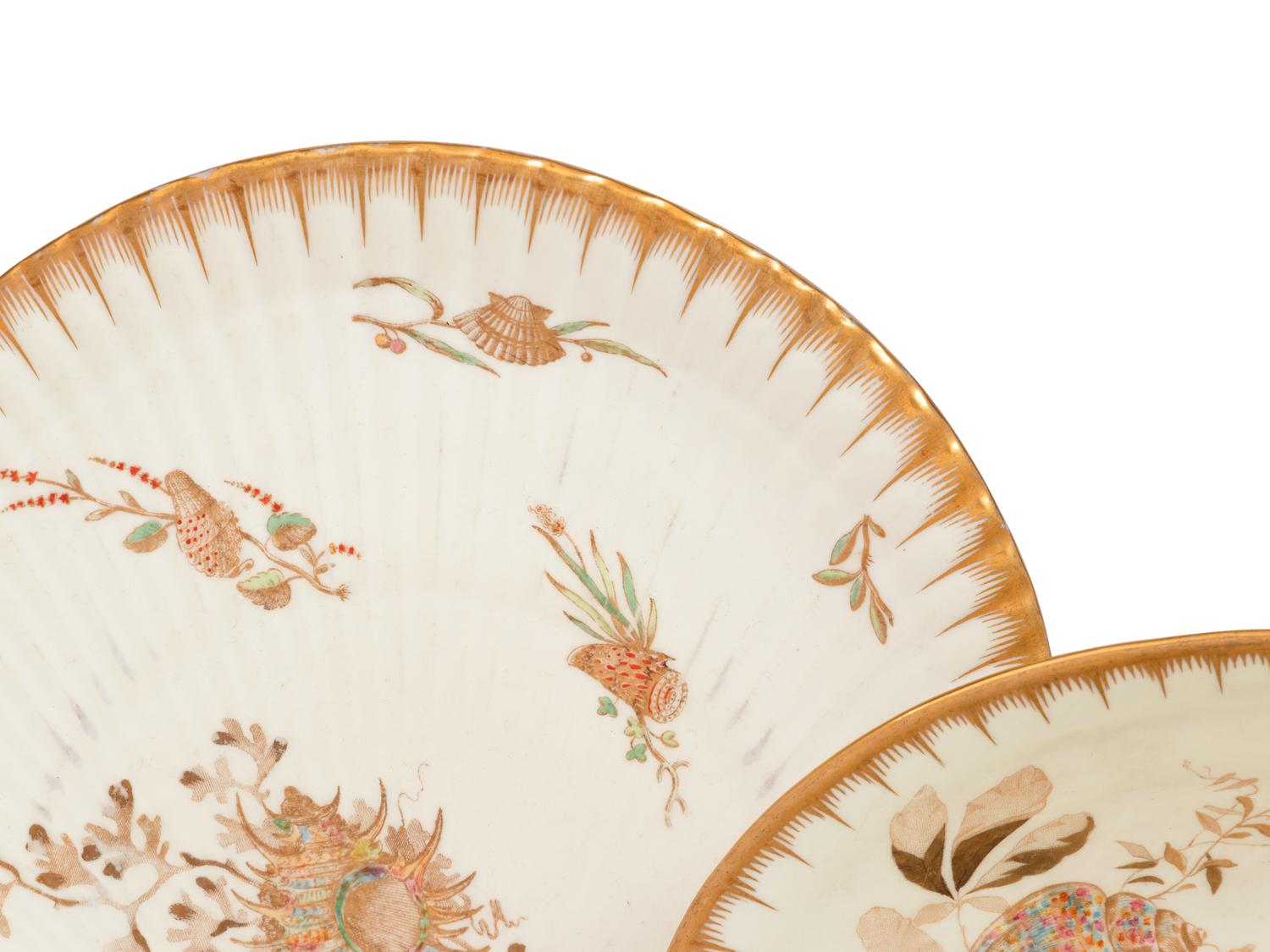 A Wedgwood Nautilus Porcelain Dessert Service