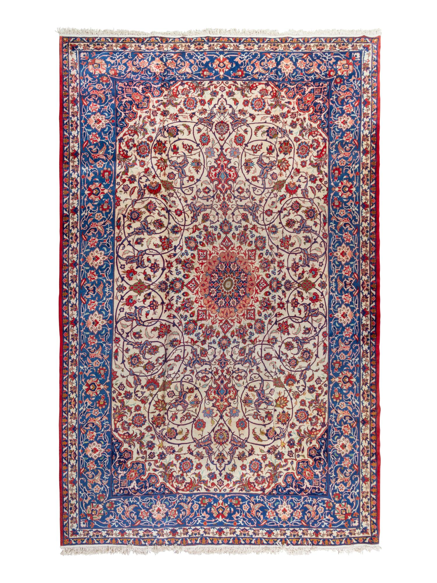 An Isfahan Wool Rug