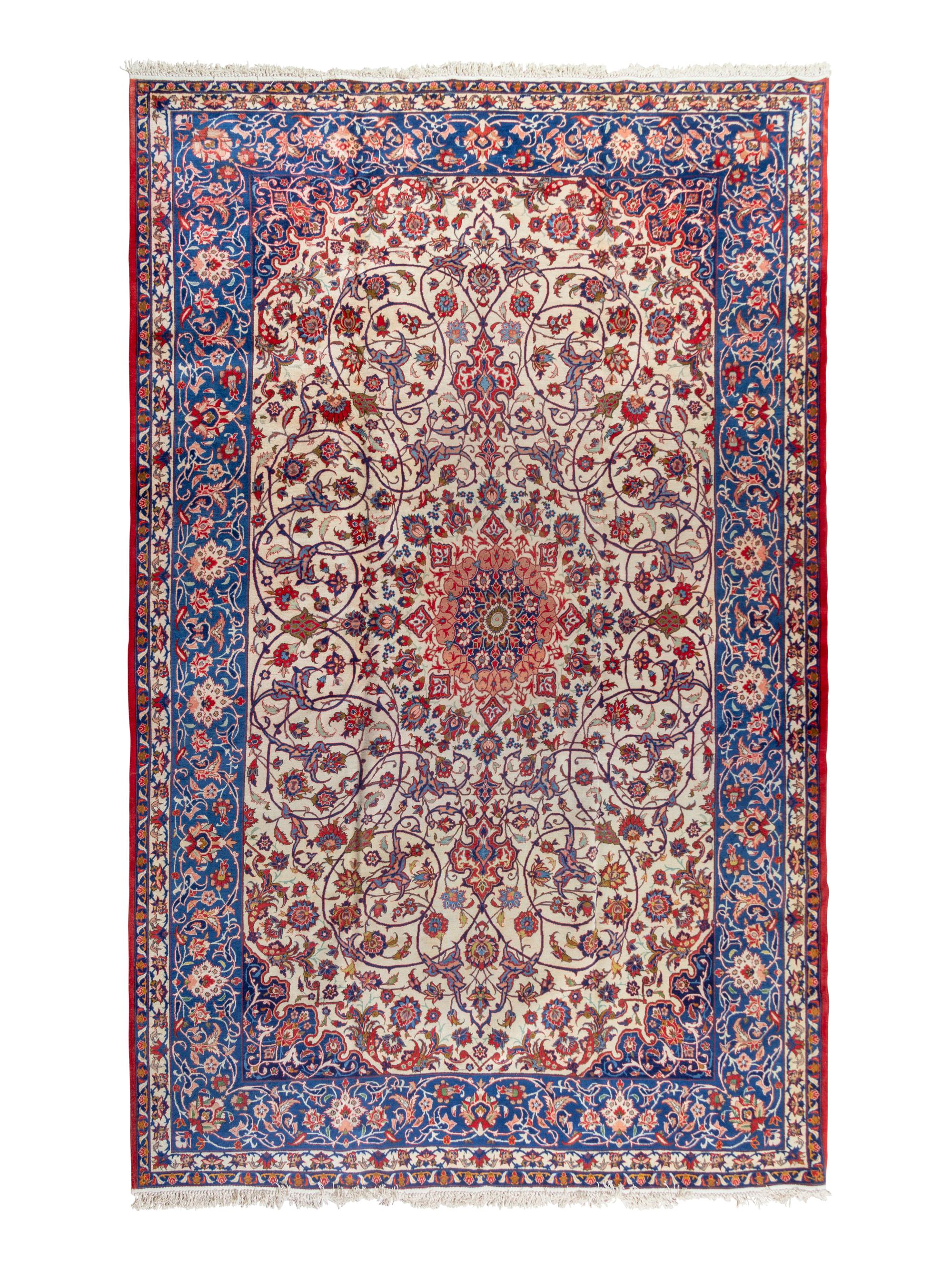 An Isfahan Wool Rug