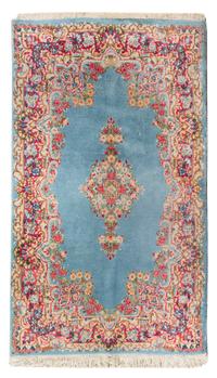 A Kirman Wool Rug 4 feet 10 inches x 2 feet 10 inches. — MID 20TH CENTURY