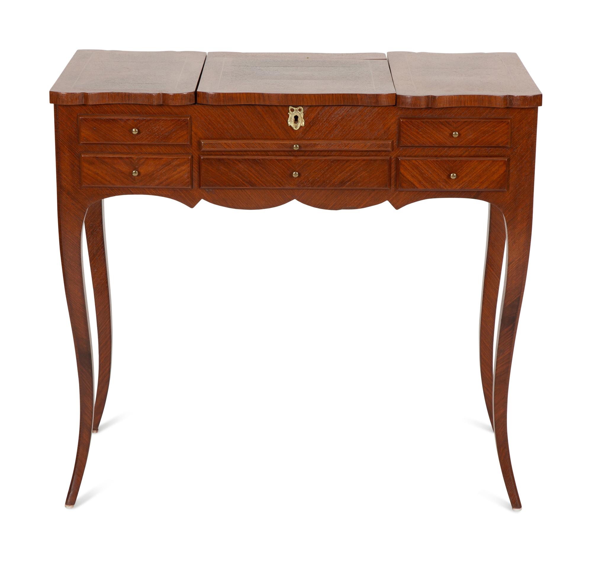 A Louis XV Style Provincial Dressing Table