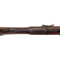 German Silver Mounted Percussion Rifle by B.D. Gill