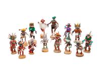 Collection of 29 Miniature Kachina Dolls