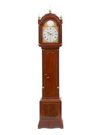 A George IV Mahogany Tall Case Clock