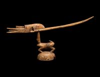 A Bamana Wood Antelope (Chiwara)
