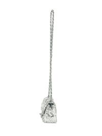 Chanel Silver Sequin Mini Flap Bag, 2020