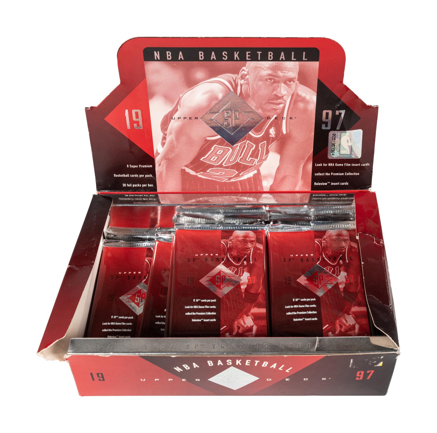 A Group of 22 Packs of 1997 Upper Deck SP Basketball Cards