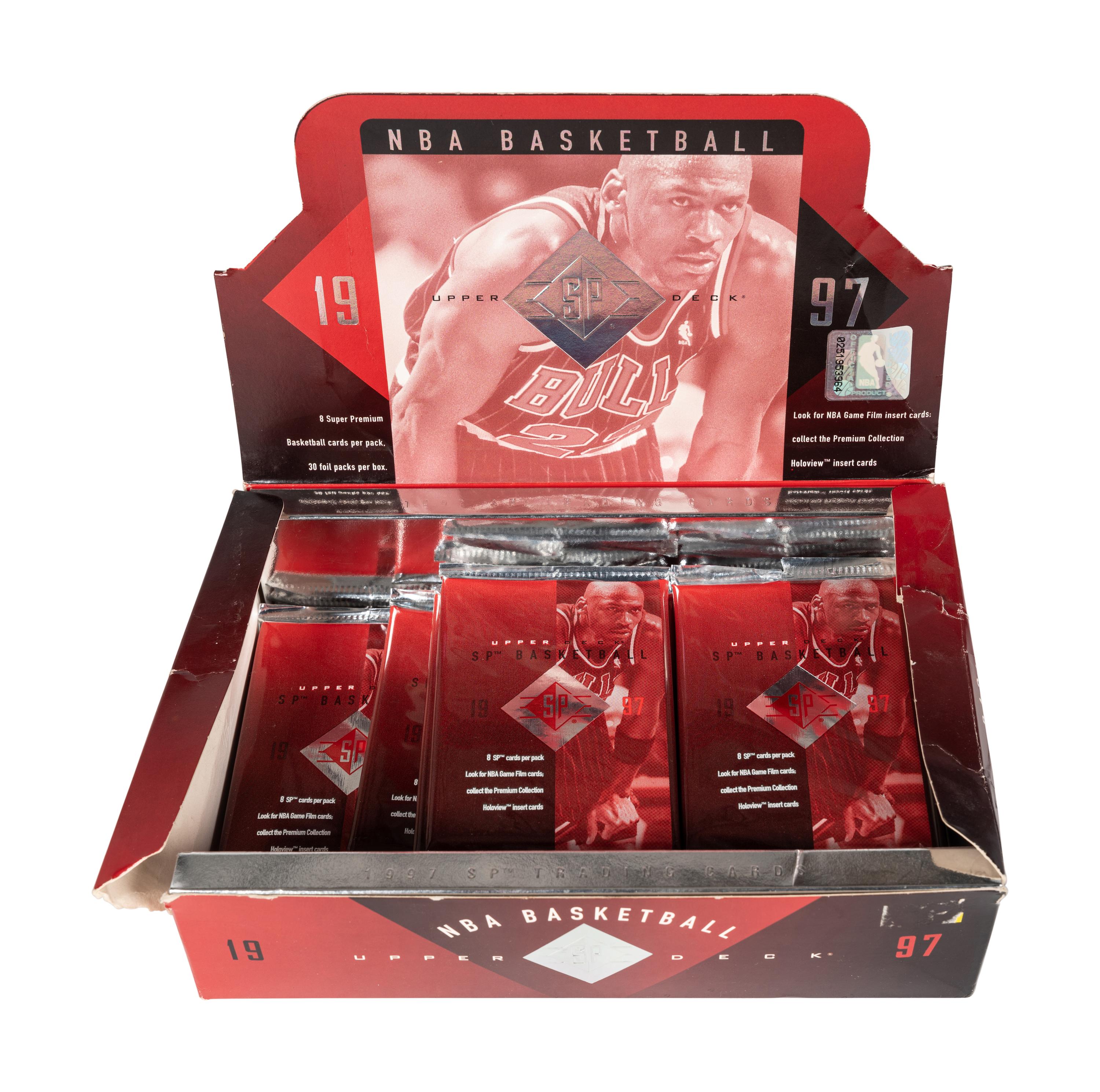 A Group of 22 Packs of 1997 Upper Deck SP Basketball Cards