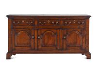 A George III Style Walnut Serving Cabinet