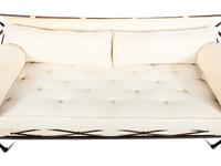 An Empire Style Wrought Iron Daybed
