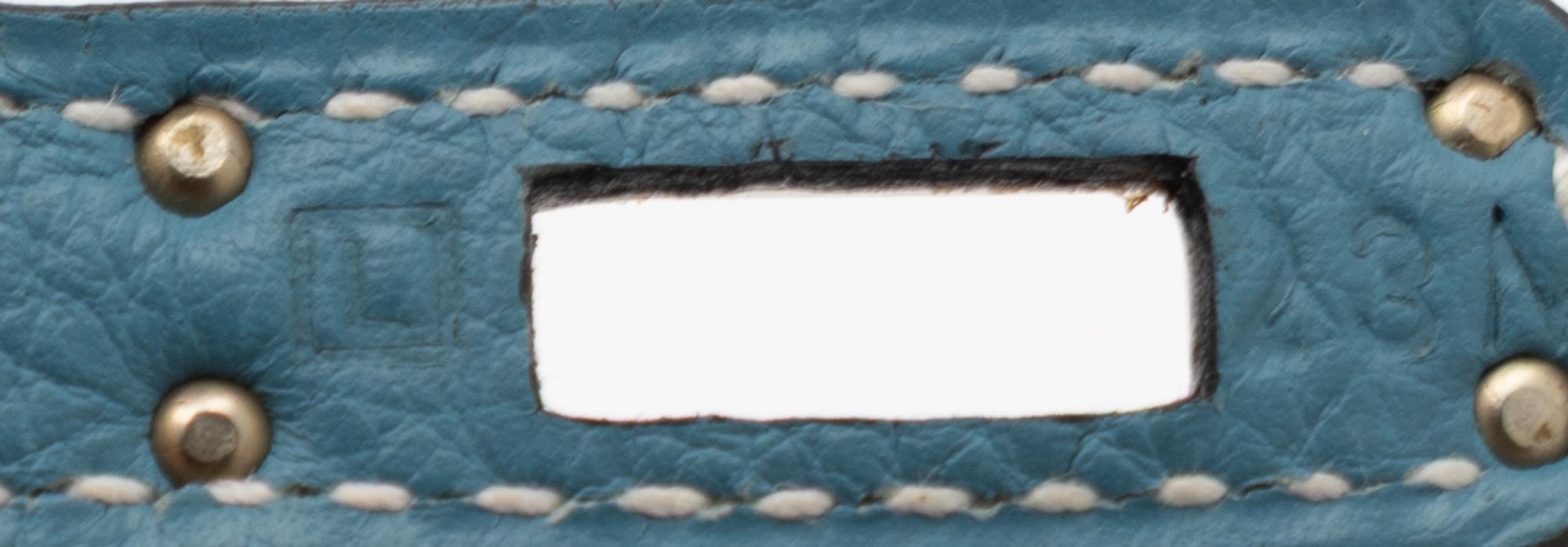 Hermès, Birkin 25 in Bleu Jean Togo