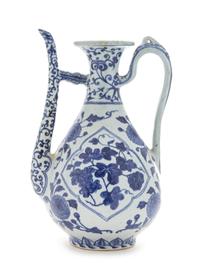 A Blue and White Porcelain Ewer — 20TH CENTURY