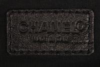 Chanel Black Suede Shoulder Hobo Bag