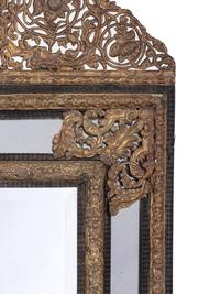 A Dutch Baroque-Style Gilt Wood Mirror
