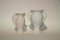 A Group of Six Haeger Pottery Vases Height of tallest 12 3/4 inches.