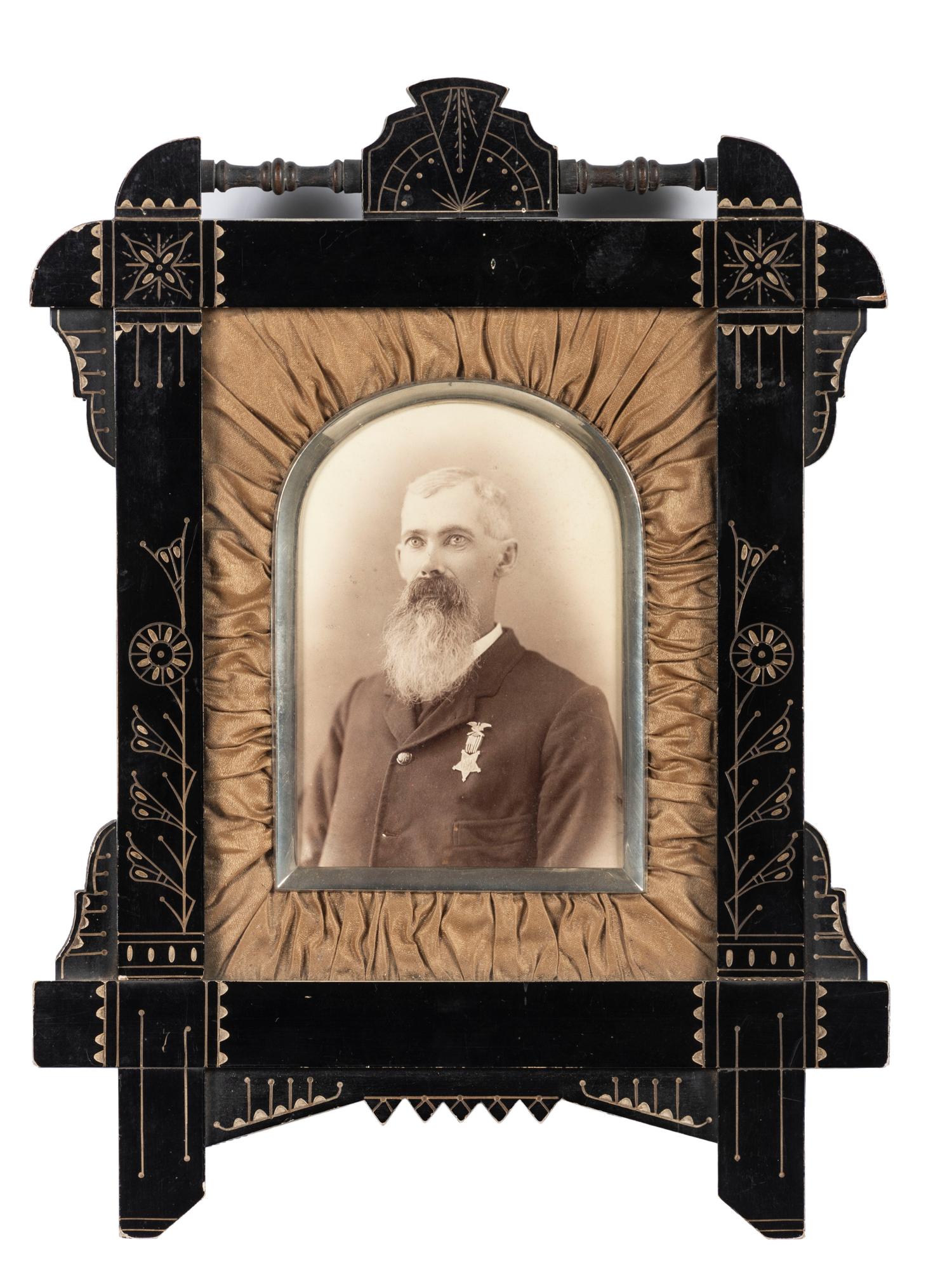 [CIVIL WAR] -- [GAR & UCV]. A group of 9 items, incl. photographs, certificates, and declaration of mourning.