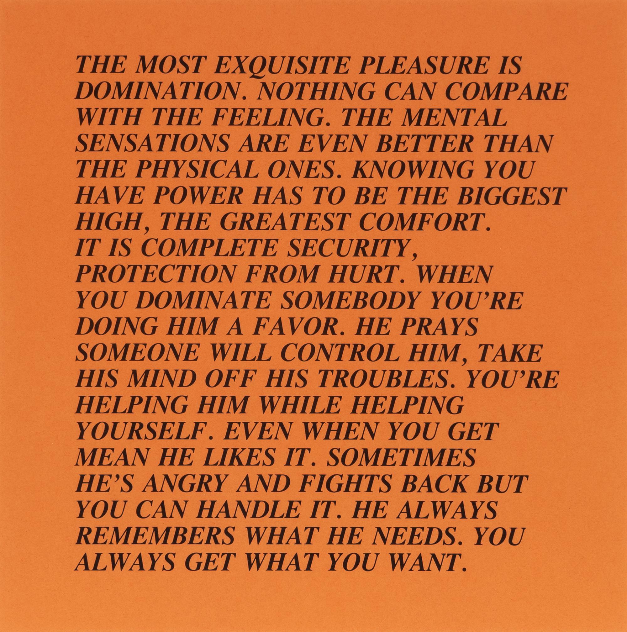 Jenny Holzer (American, b. 1950) — Inflammatory Essays (set of twelve), 1979-82