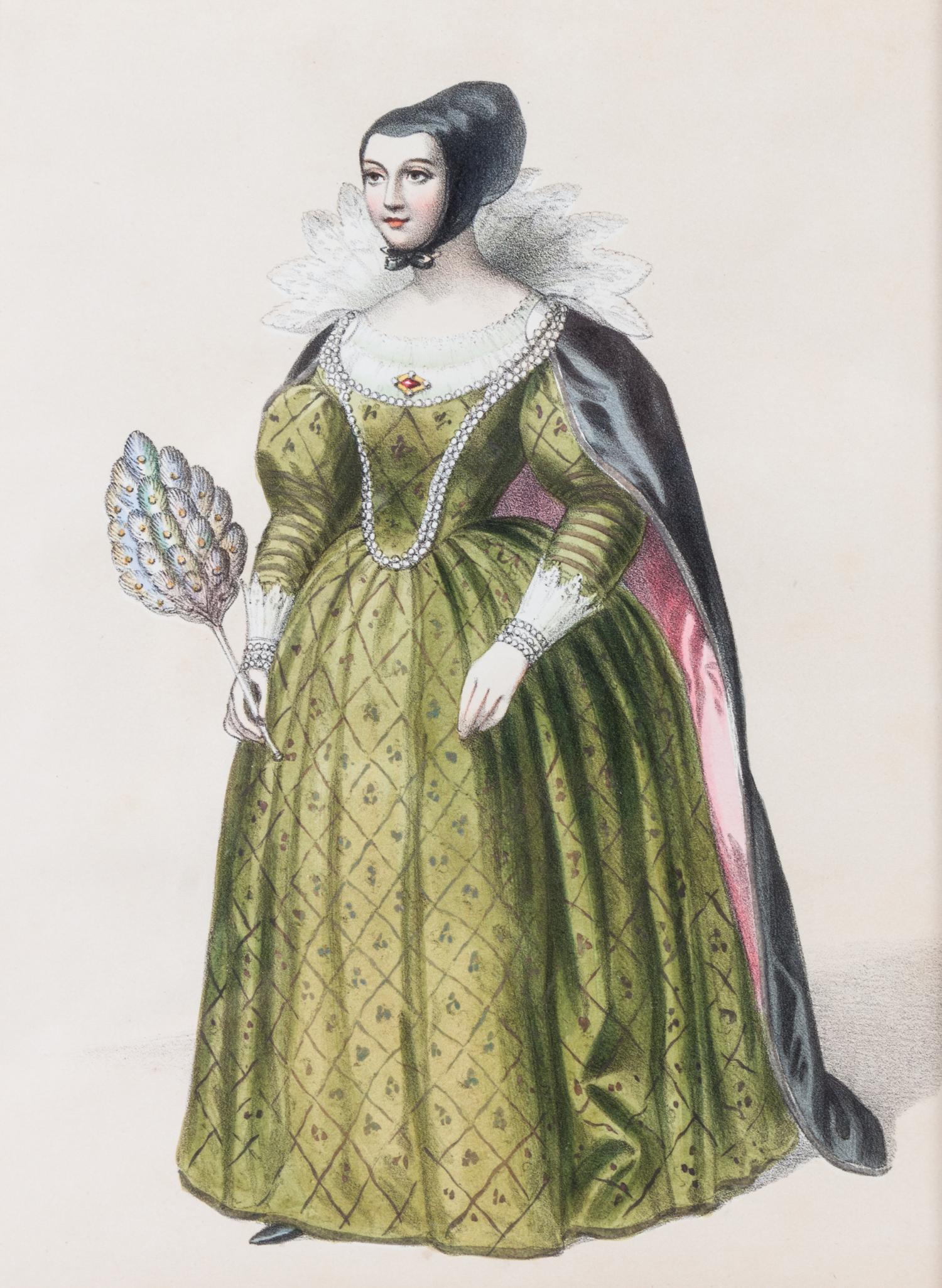 A Collection of 34 Late Georgian and Regency Style Fashion Plates Sight: 7 3/4 x 6 inches. — 20TH CENTURY