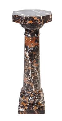 A Continental Marble Pedestal, Height 43 1/8 inches.