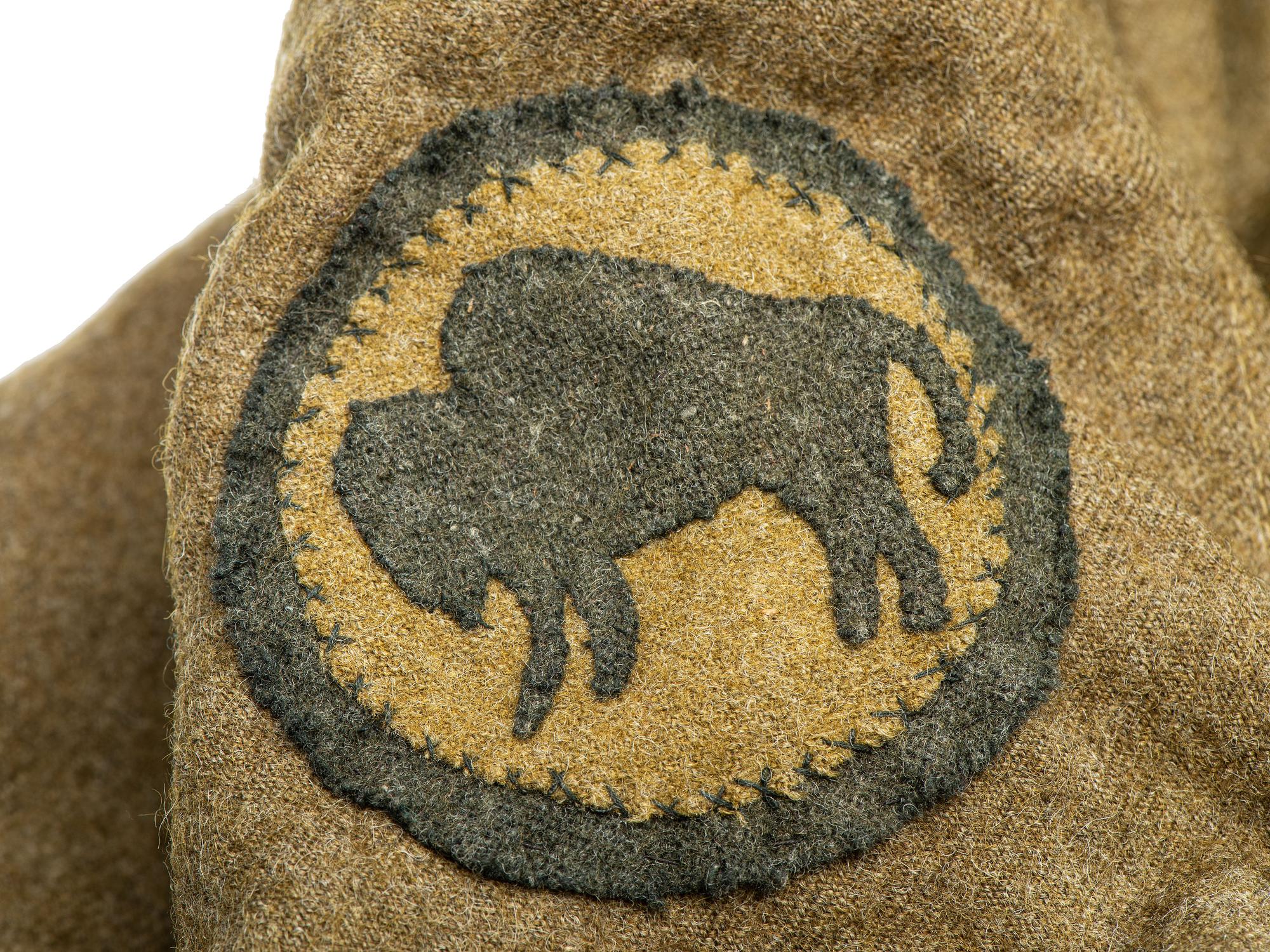 [WORLD WAR I]. Soldier's tunic issued to a member of the 92nd US Infantry, "Buffalo Soldiers."