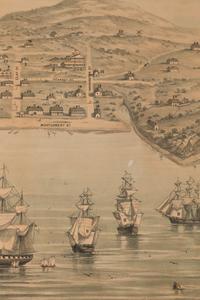 [SAN FRANCISCO]. SWASEY, William F., Captain. View of San Francisco, formerly Yerba Buena, in 1846-7. Before the Discovery of Gold . San Francisco: Bosqui Eng. & Print Co., 1884.