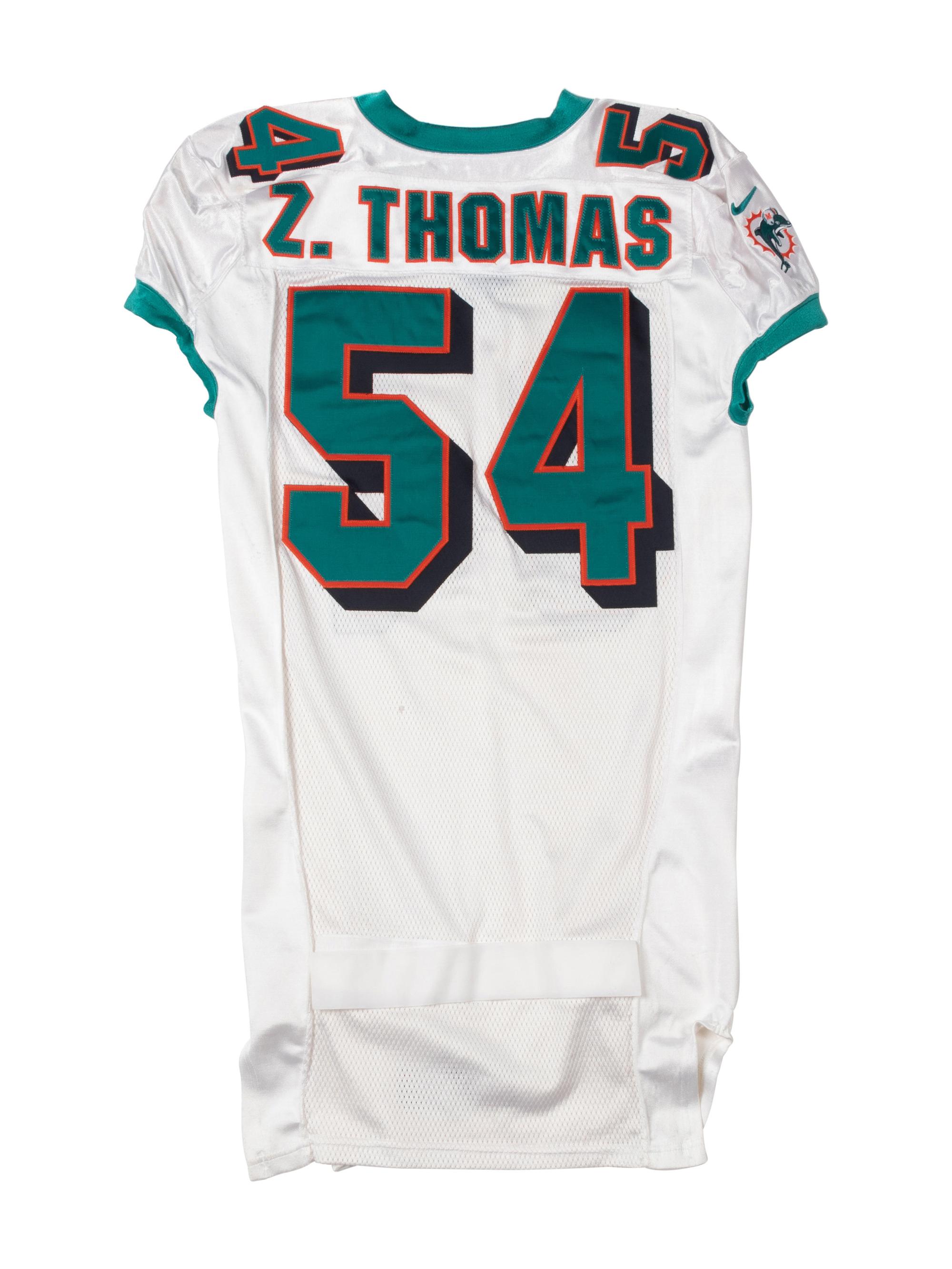 A 2000 Zach Thomas Game Used/Issued Miami Dolphins Jersey