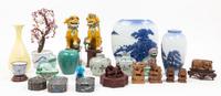A Group of 44 Chinese Porcelain Articles Height of tallest 12 1/8 inches.