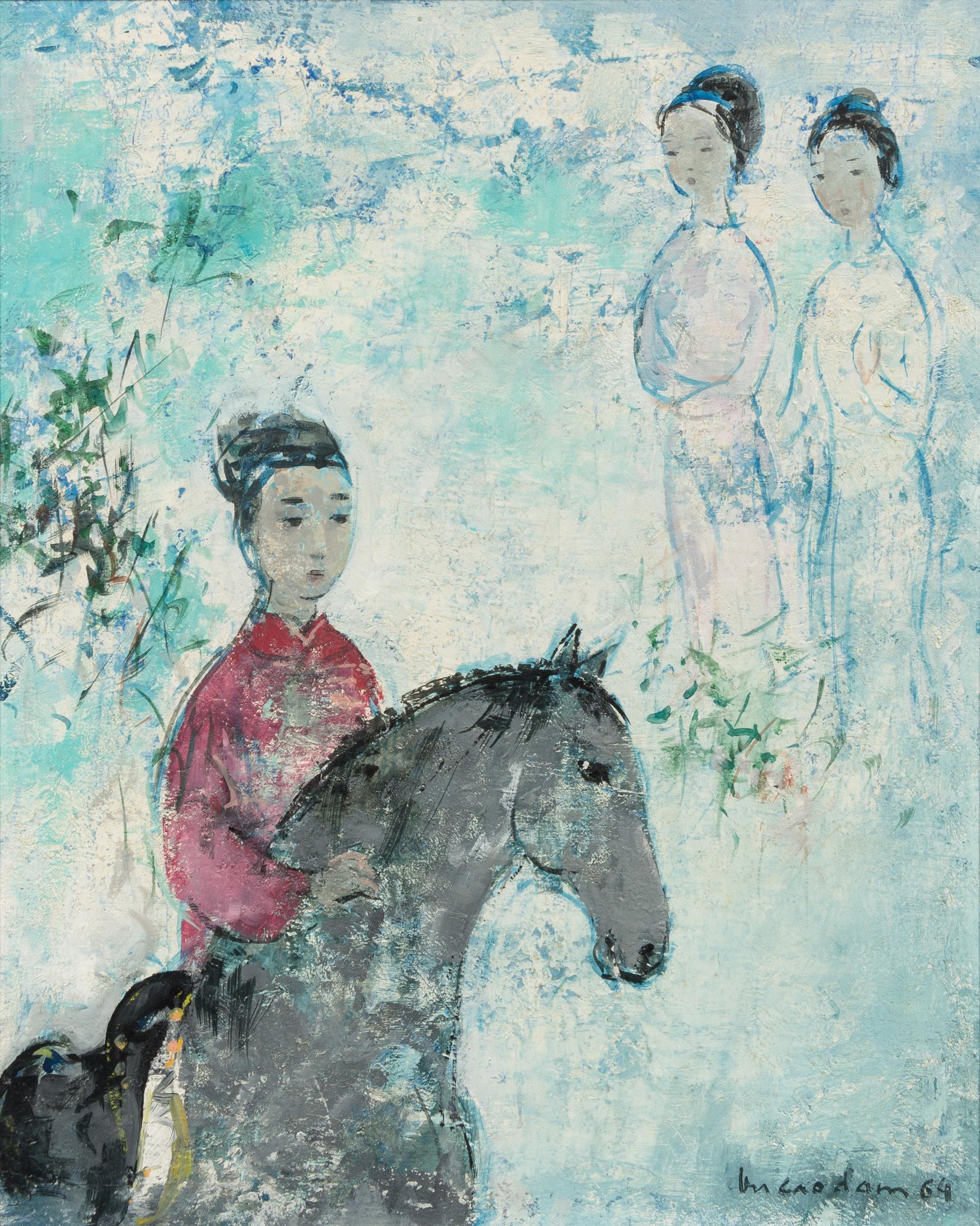Vu Cao Dam, (French, 1908 - 2000), Rencontre, 1964