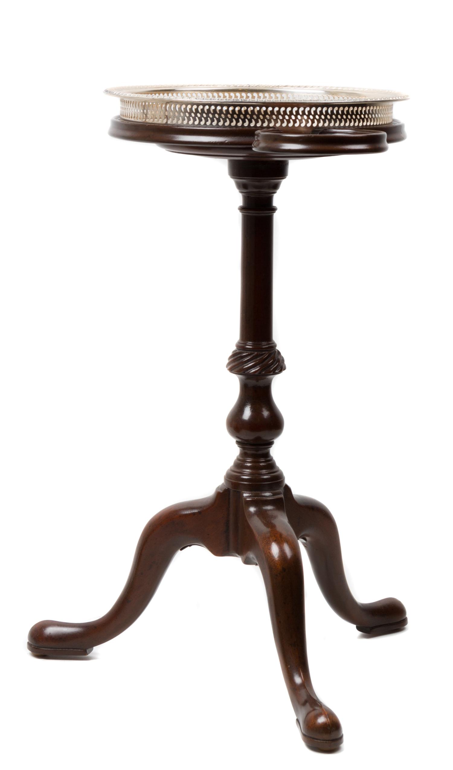 A Group of Five Hardwood Articles Height of curio 26 3/4 inches.
