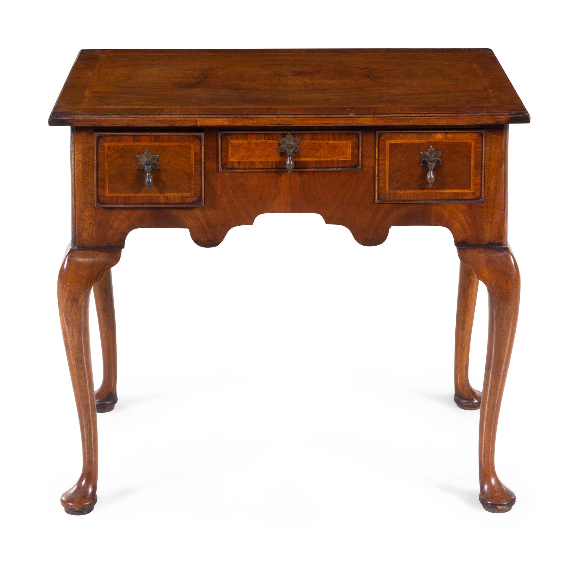 A George III Style Mahogany Lowboy