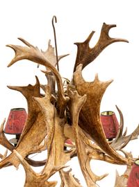 A Large Antler Chandelier