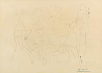 Pablo Picasso, (Spanish, 1881-1973), Portrait de Famille V (Quatre Personnages)