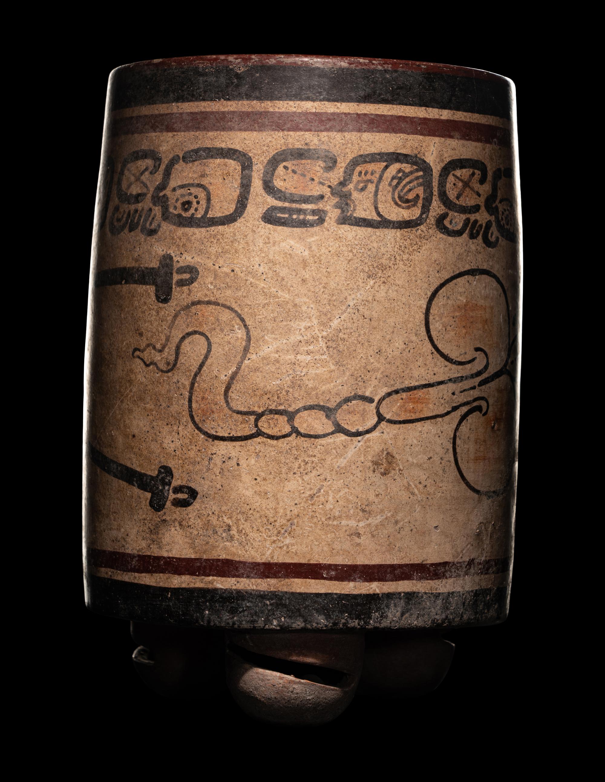 A Maya Codex Style Cylinder Vessel