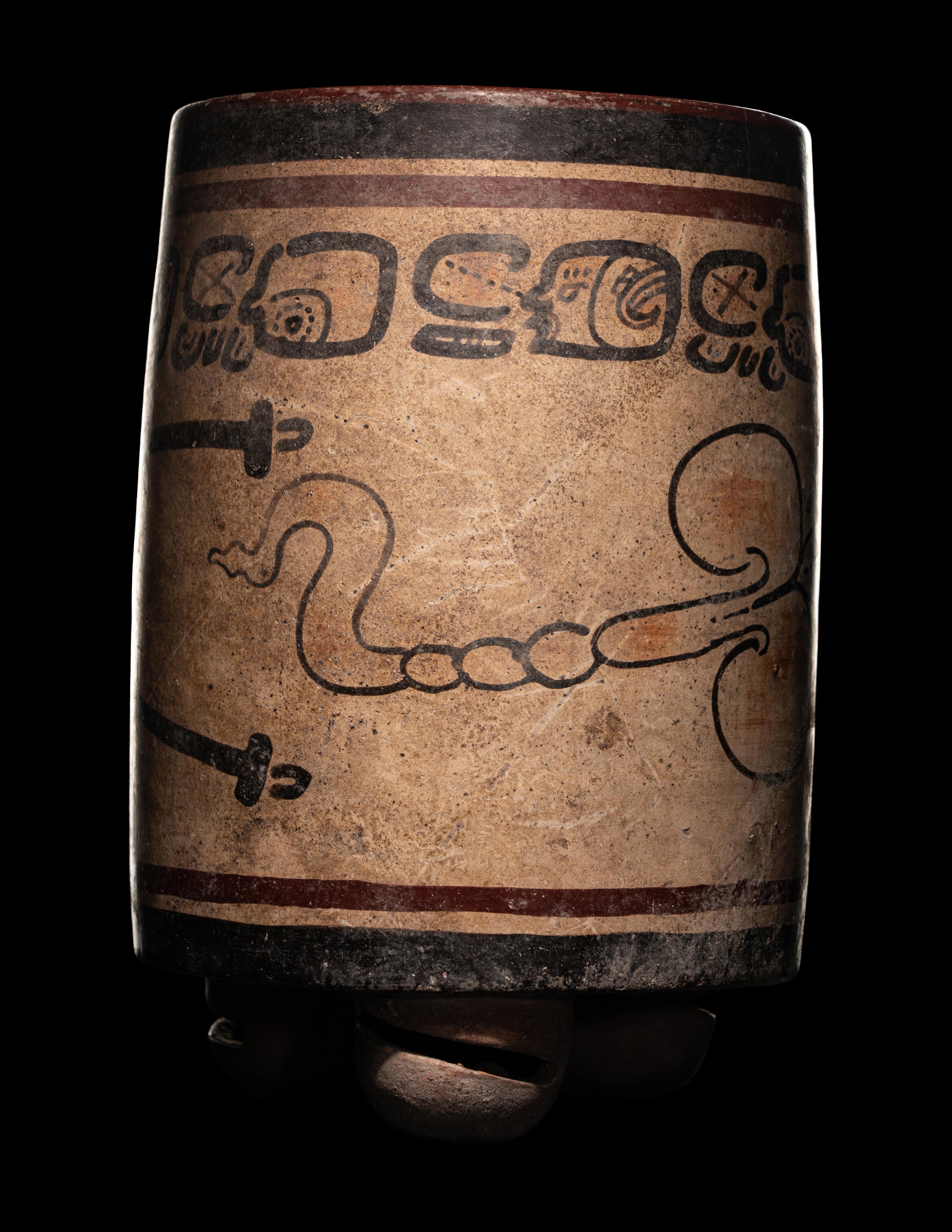 A Maya Codex Style Cylinder Vessel