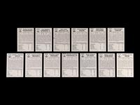 A Group of 13 1960 Leaf Baseball Cards Including Multiple Hall of Famers (Duke Snider and Brooks Robinson),